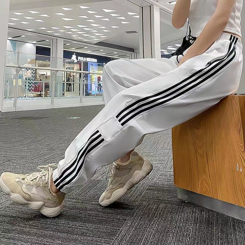 【撤柜福利】夏季男女同款薄款速干运动裤束脚裤-20547