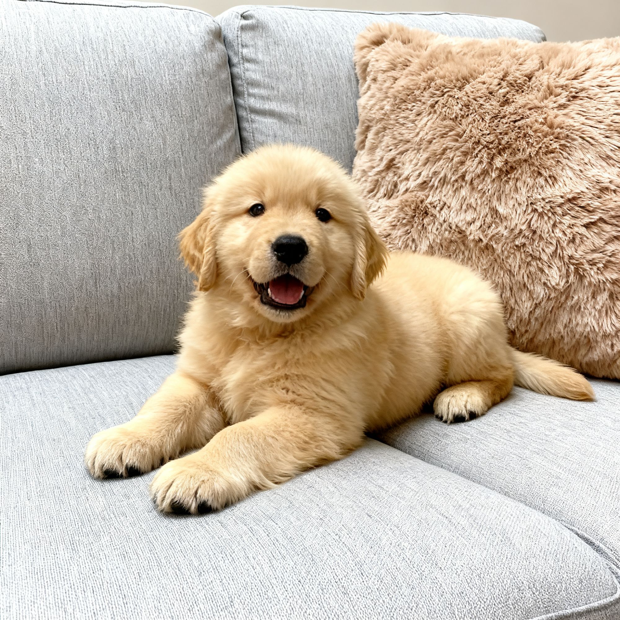 金毛幼犬聪明犬小狗大骨架温顺小导盲犬枫叶红便宜巡回犬护院狗狗