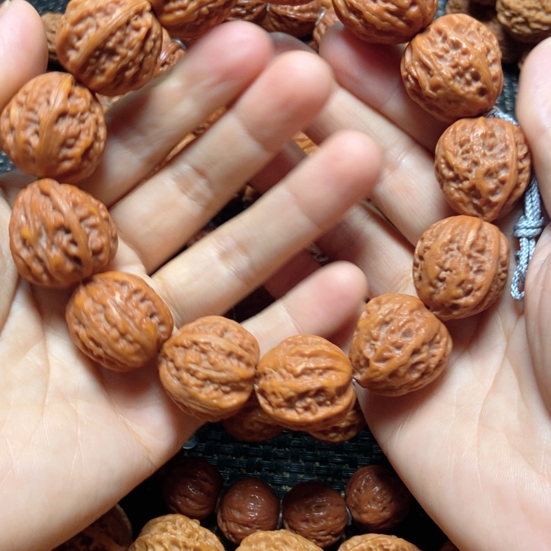 桃核手串粗筋八棱