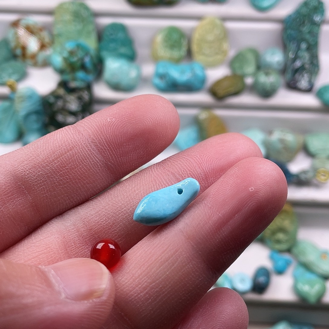 南红玛瑙未镶嵌颈饰