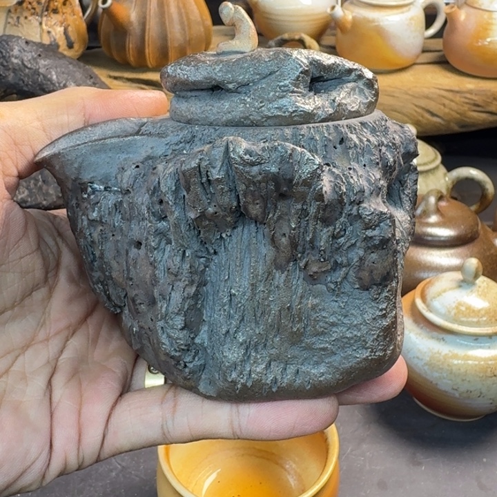 陶远手作悟道系列石头壶