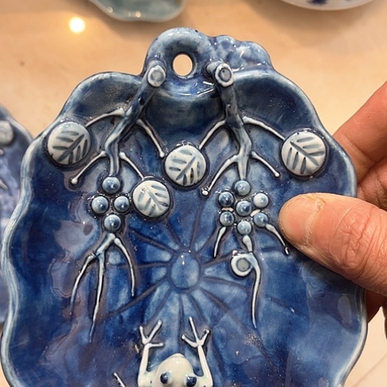 摆件虎****丝景德镇陶瓷艺术