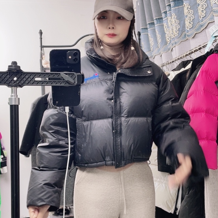 90斤到130斤的90绒短款