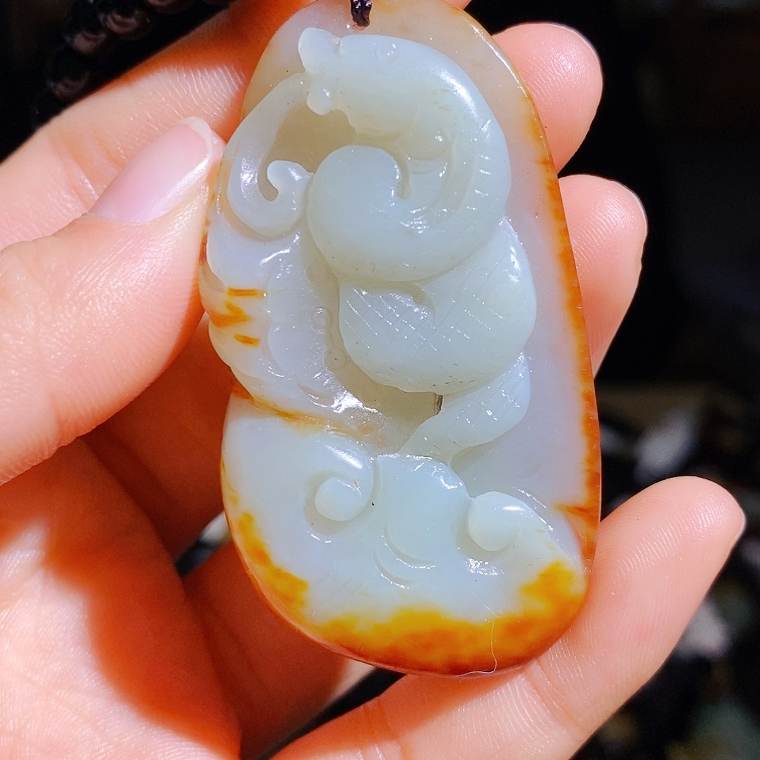 和田玉颈饰未镶嵌