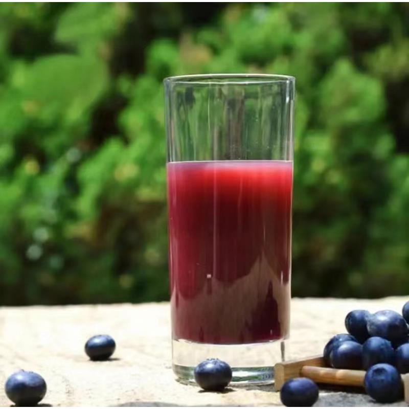 鲜榨100%蓝莓原汁 800ml/盒