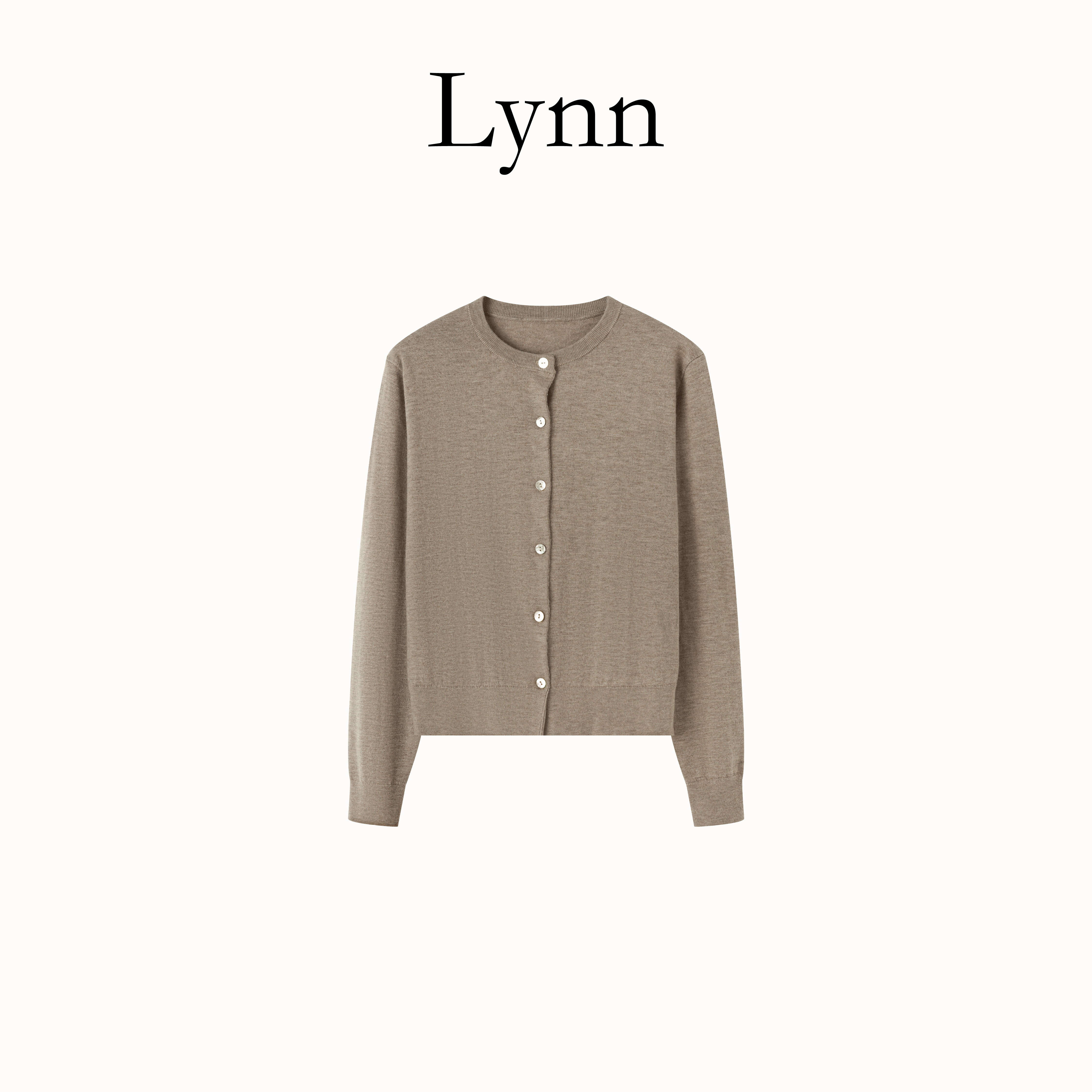 NINGLYNN STUDIO【昭华】春季新款叠穿内搭短袖T/针织开衫981/982