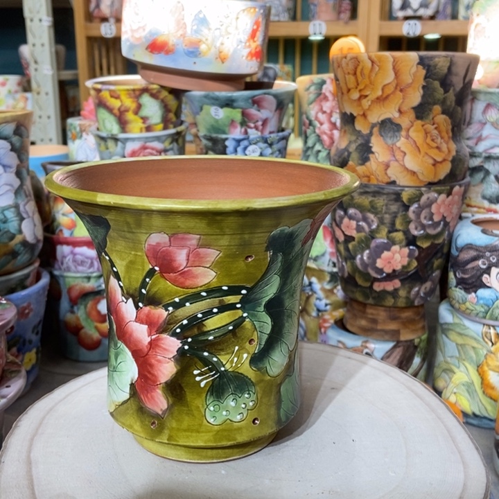 红陶景德镇艺术手绘作品