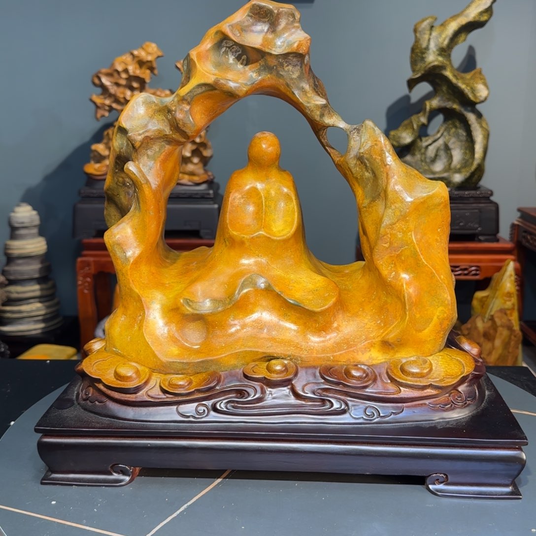 二***哥石材北丹石精品摆件