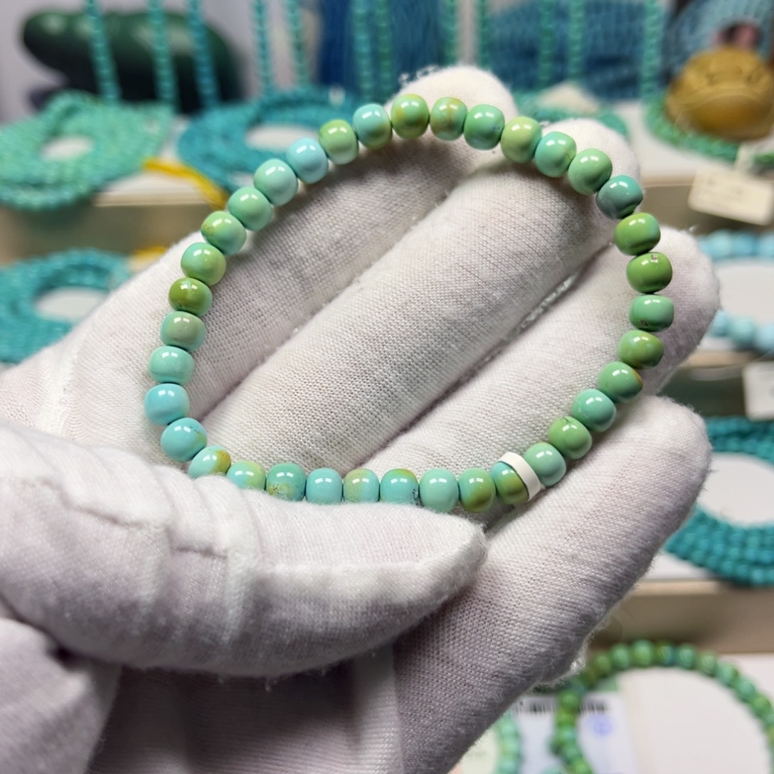 绿松石未镶嵌手链