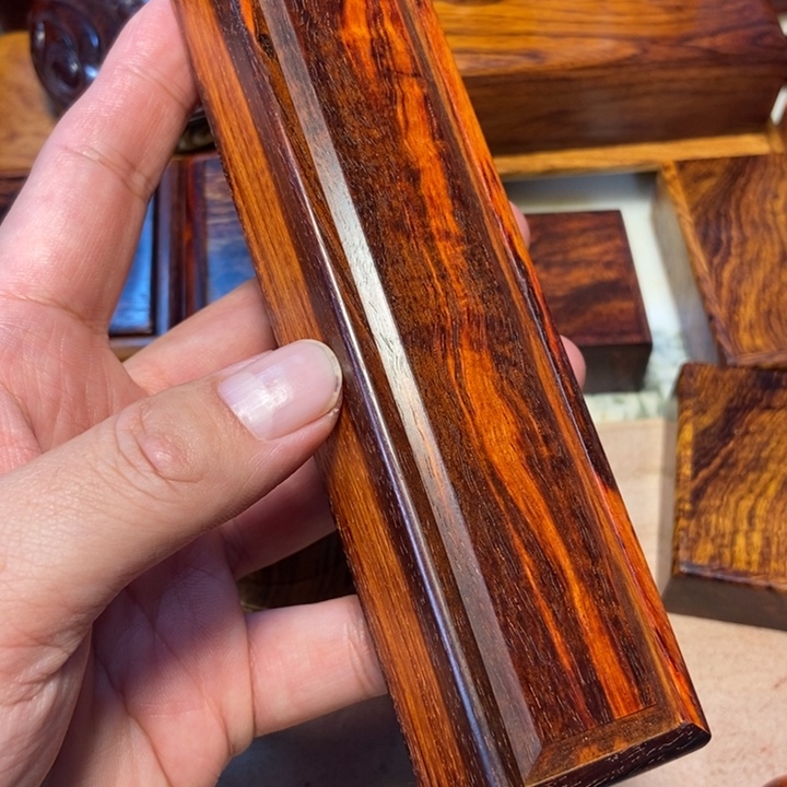 檀香紫檀（小叶紫檀）钢笔盒