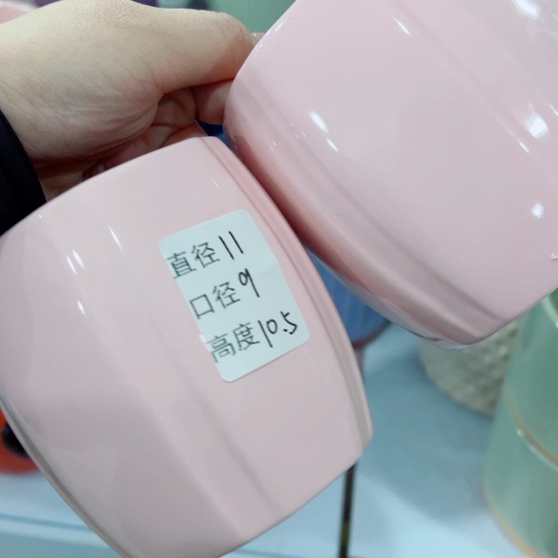 有孔，陶瓷花盆满10米包邮发货