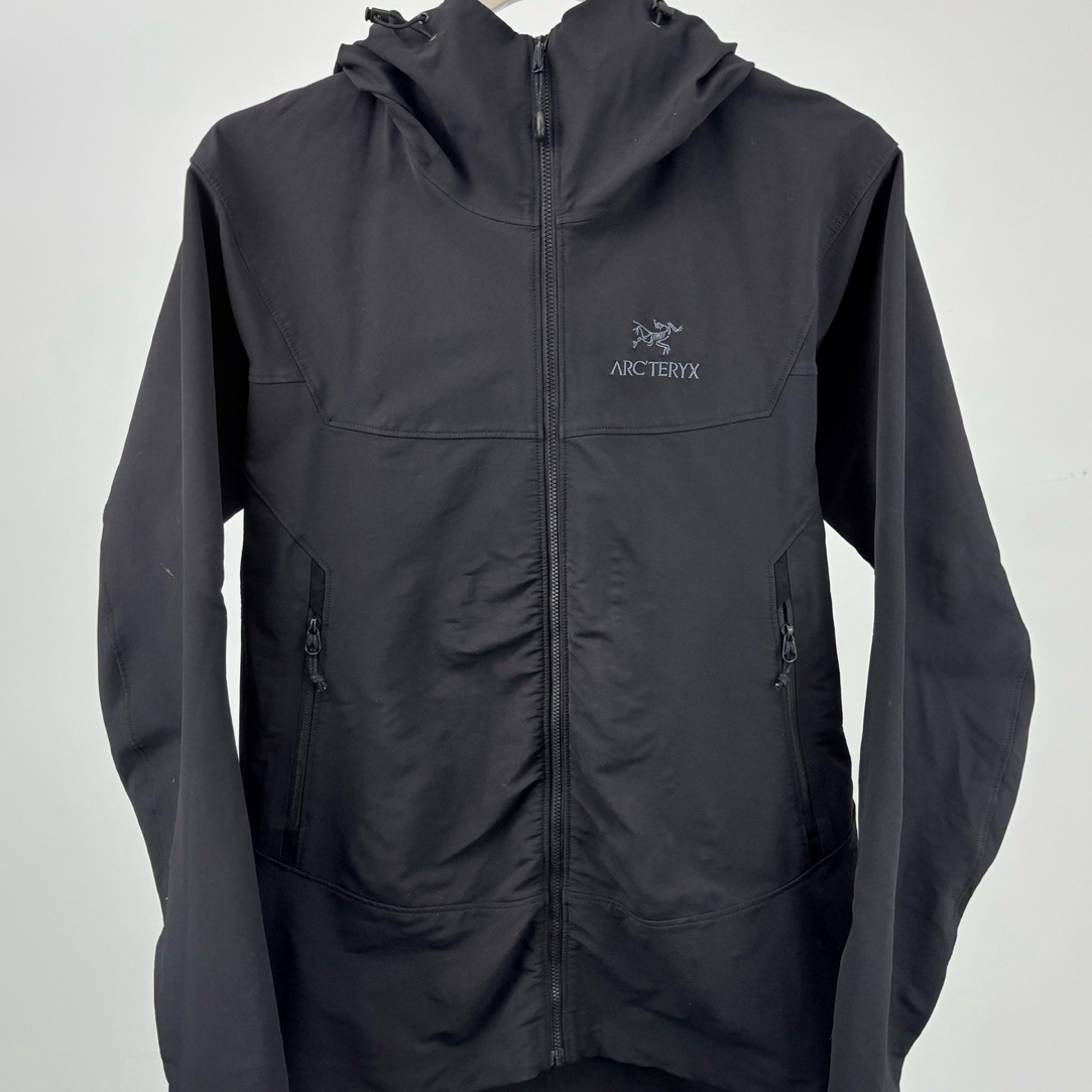 95新 ARC'TERYX/始祖鸟 始祖鸟GAMMA LT HOODY软壳外套M码14845