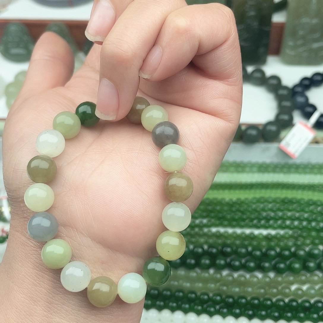 和田玉手串未镶嵌