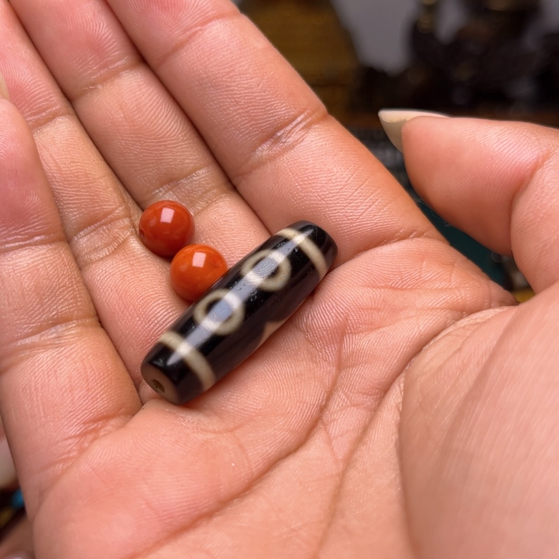 【闪购商品】玛瑙/玉髓珠子未镶嵌蓝*