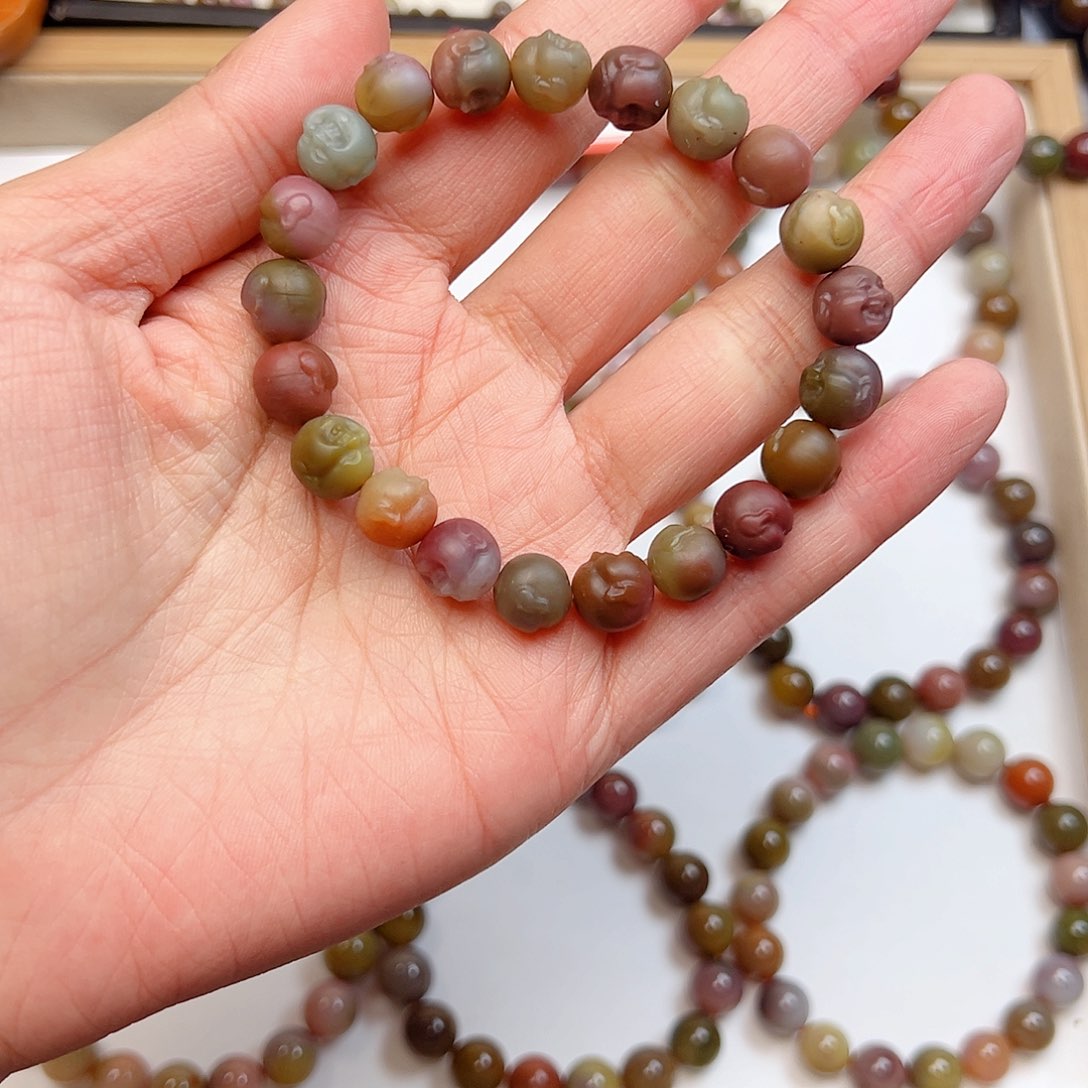 玛瑙/玉髓手链未镶嵌