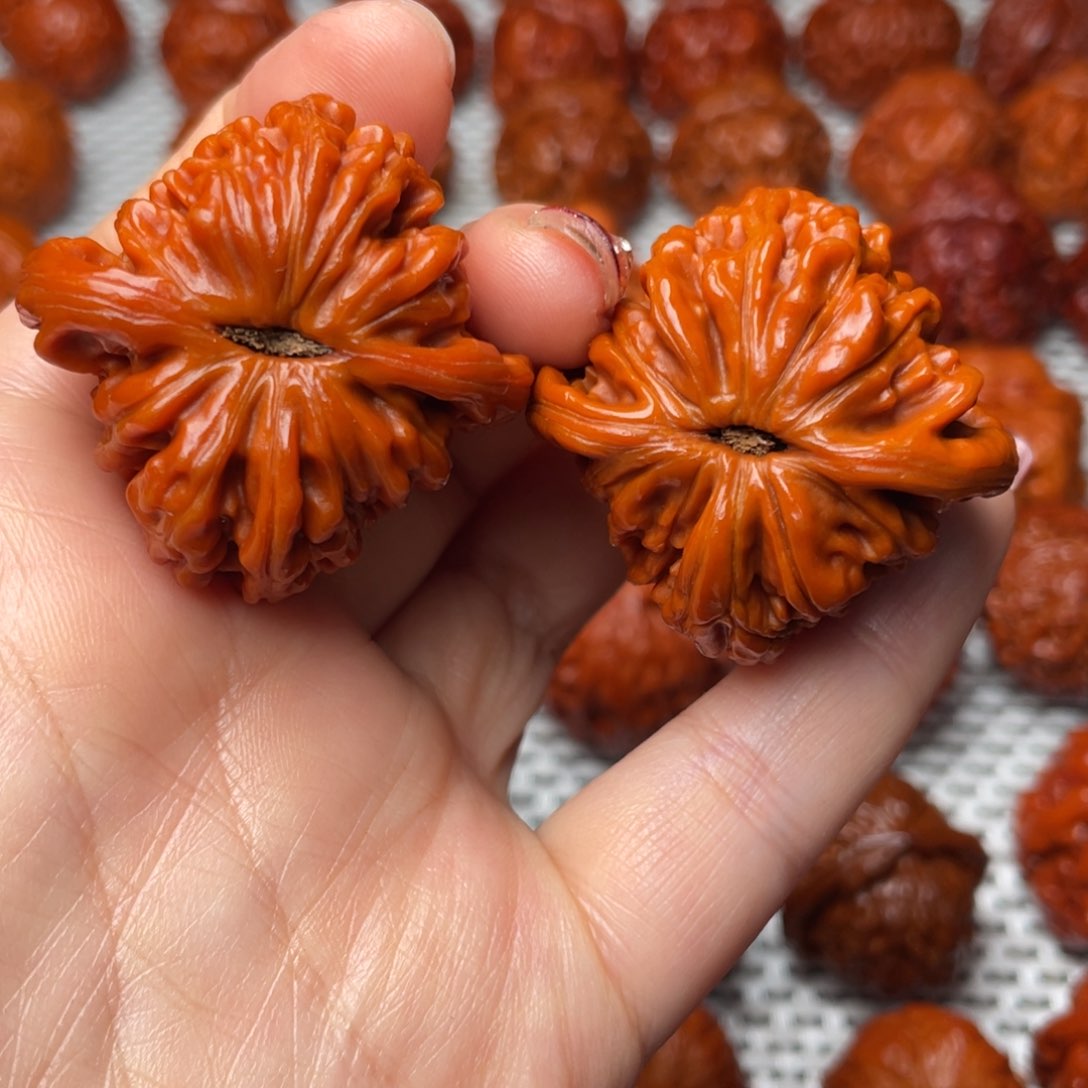 桃核吊坠文玩核桃 手把件 四座楼 40