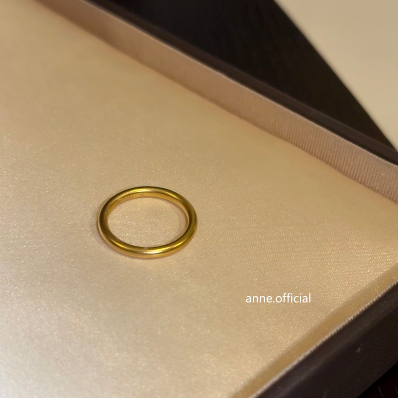 铜合金戒指 经典简约素圈百搭素环细戒指【J383】