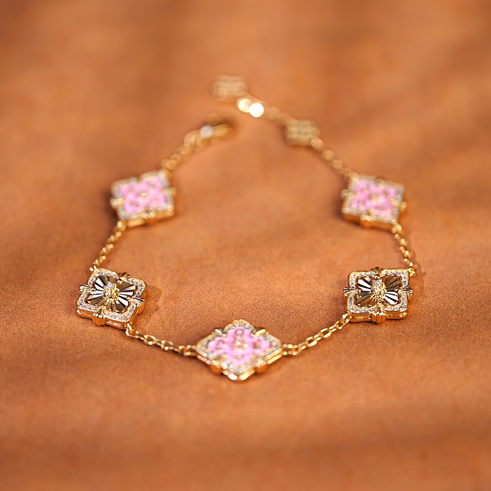 (灵韵】正版2567绮梦女神粉经文链 S407 多样性发一