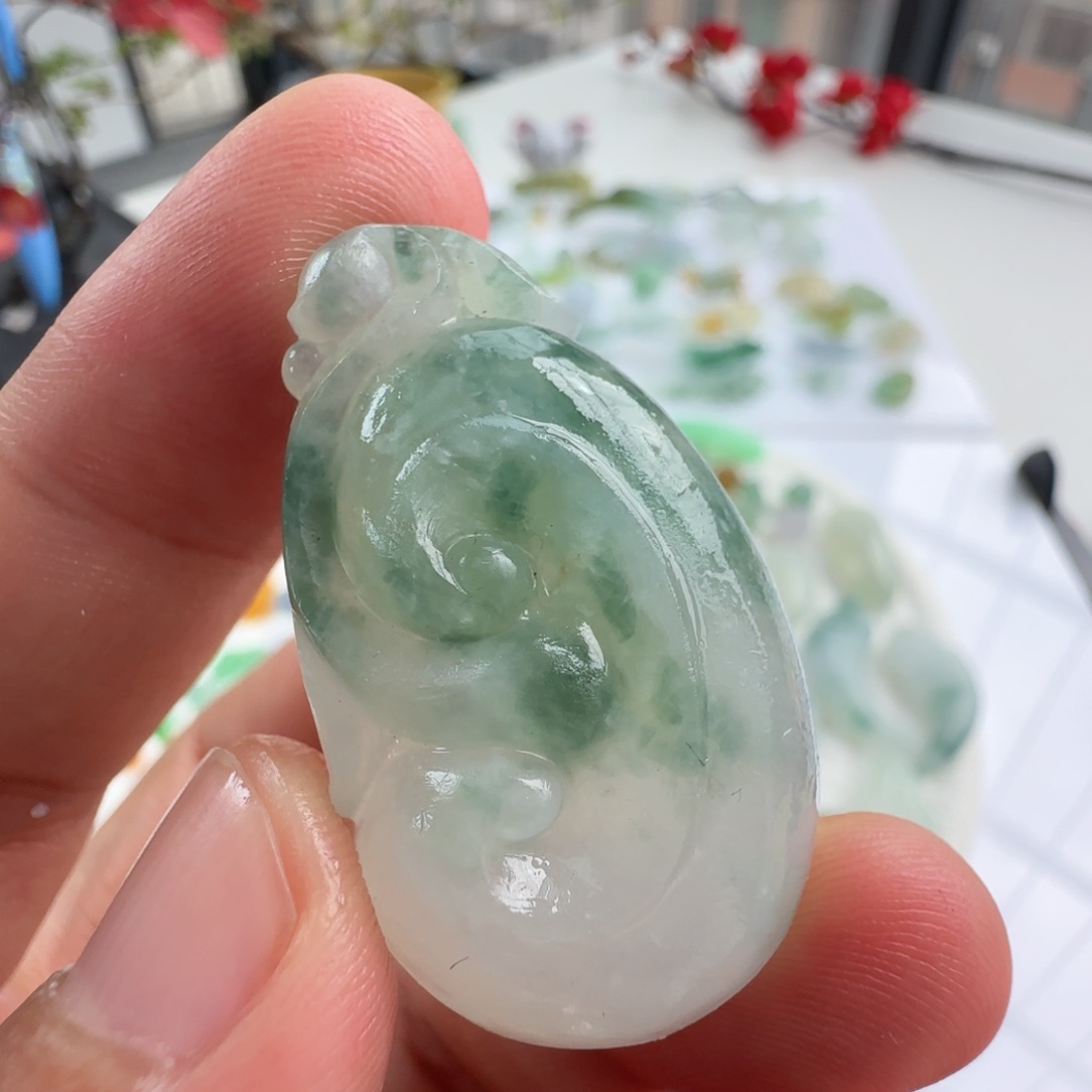 定制翡翠未镶嵌定制翡翠毛货不退不换