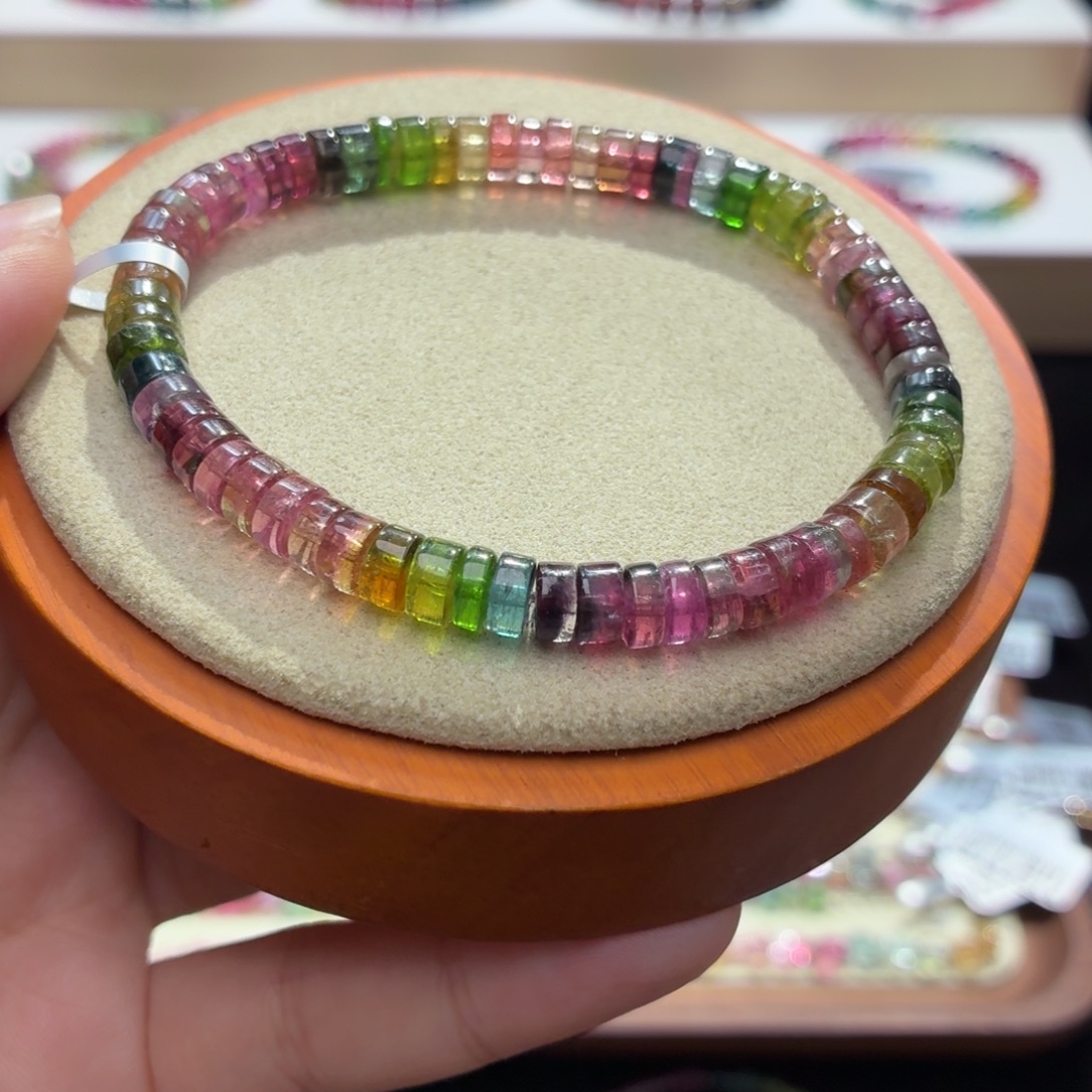 手串碧玺未镶嵌两天看货期