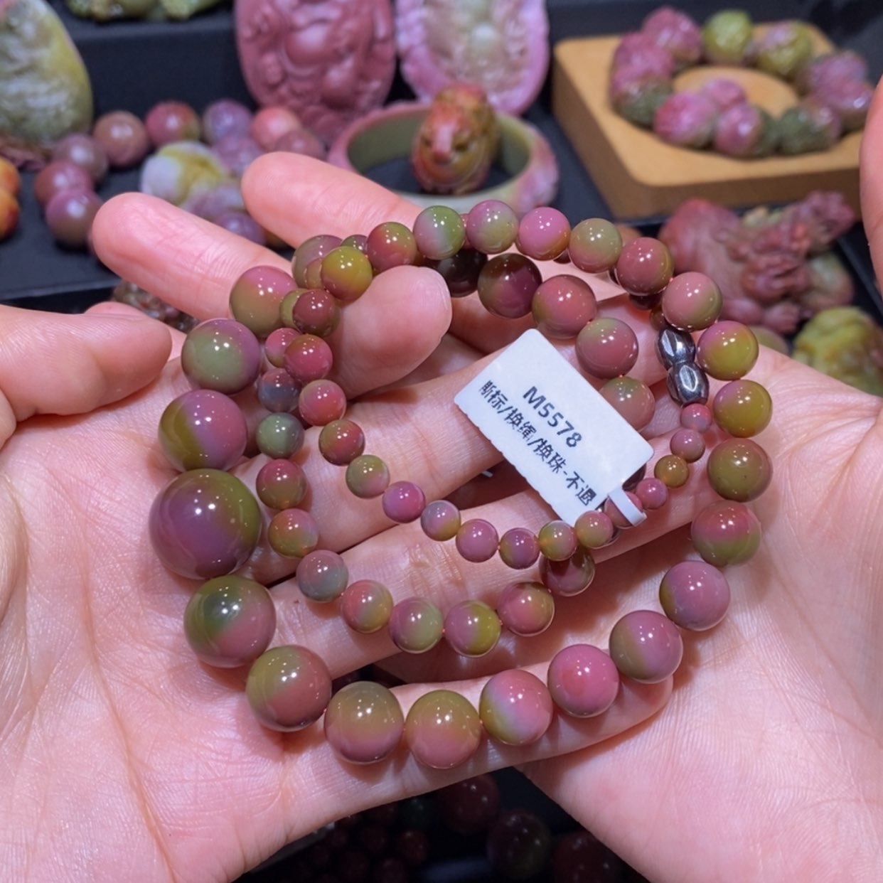 【闪购商品】玛瑙/玉髓项链未镶嵌行**客盐源玛瑙
