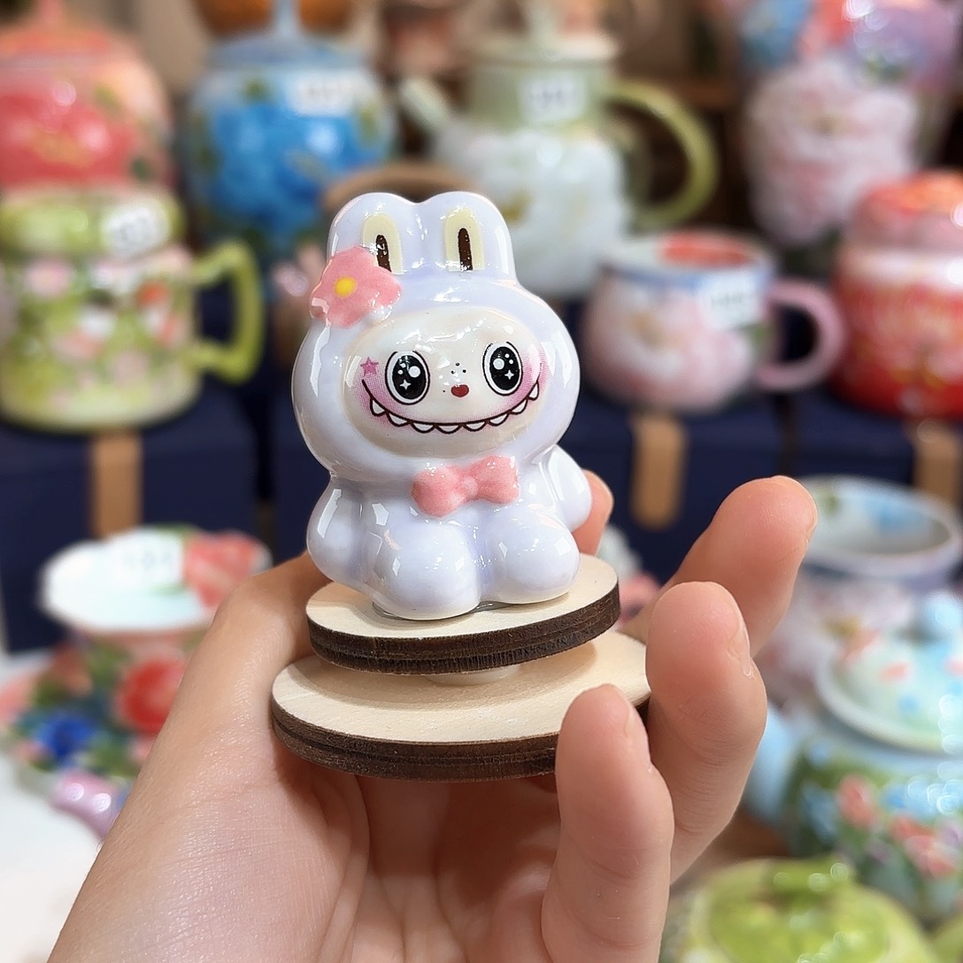 景德镇手绘高温釉下彩陶瓷茶具