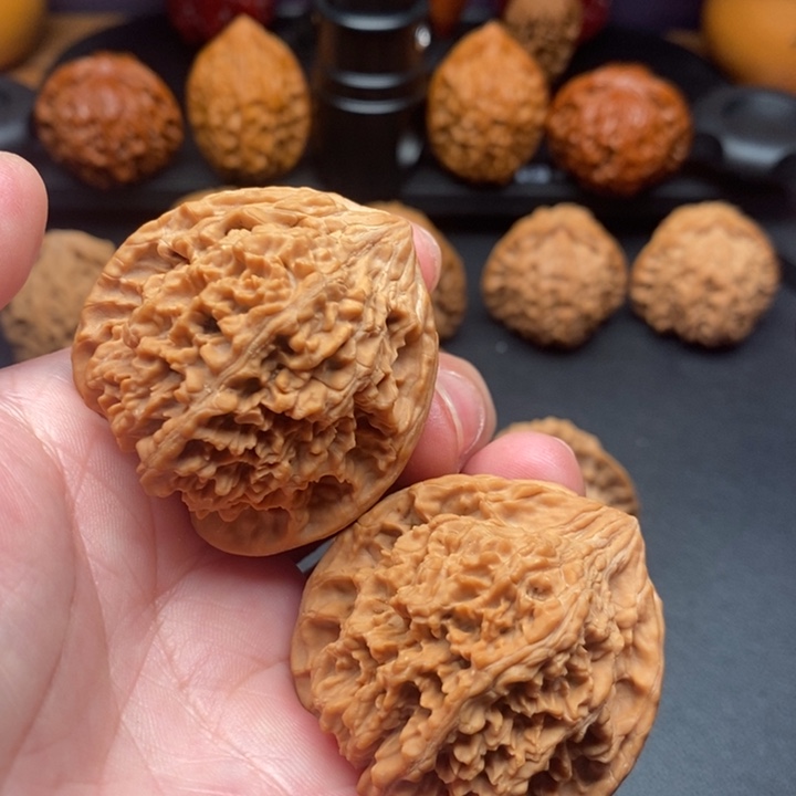 吊坠文玩核桃43全品星星