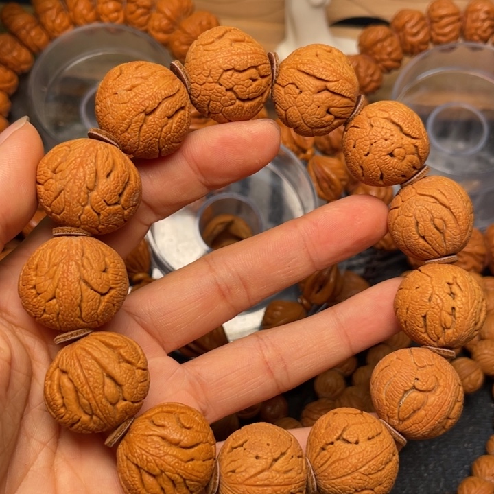 桃核手串歇**燮龙纹桃核31