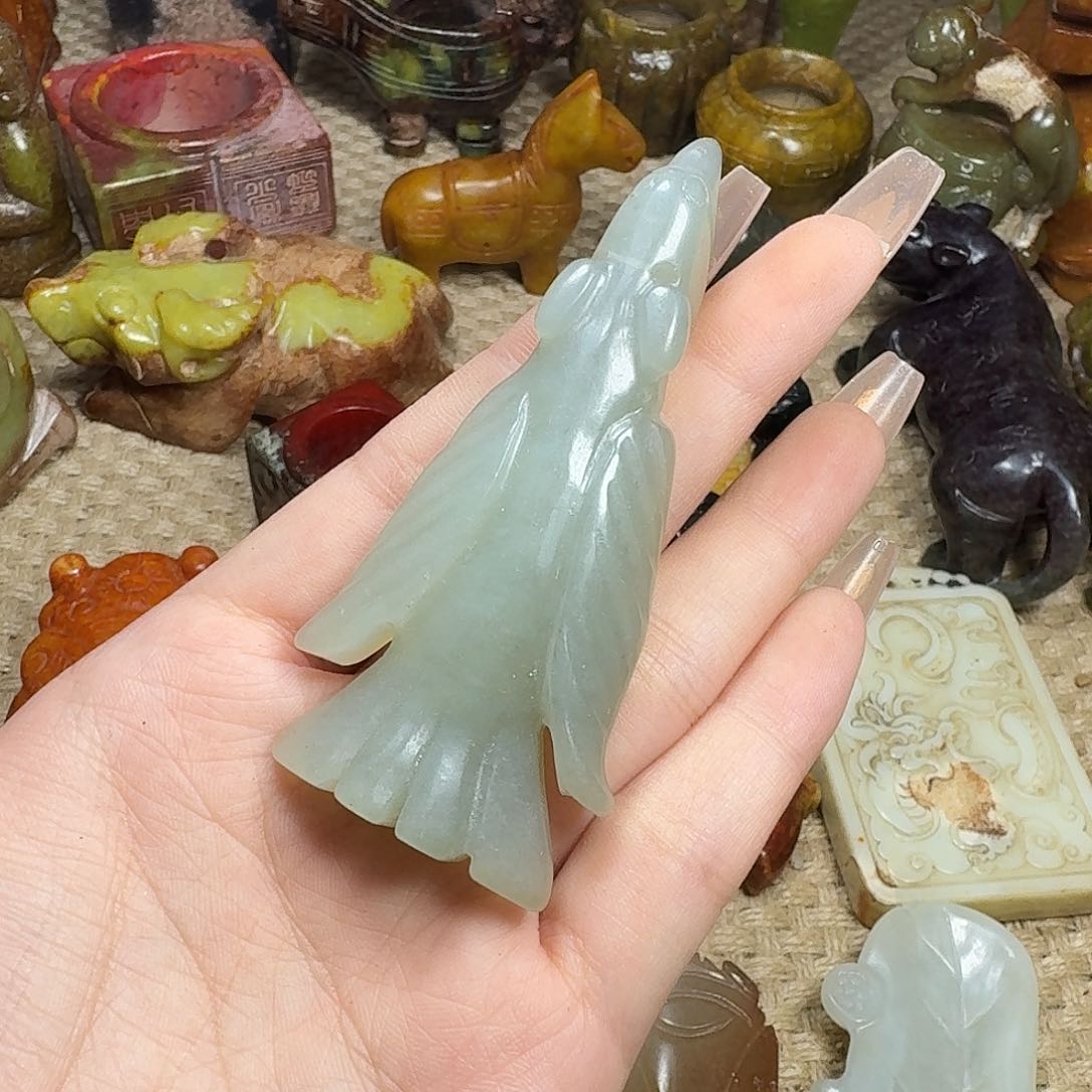 白玉菩提吊坠挂件