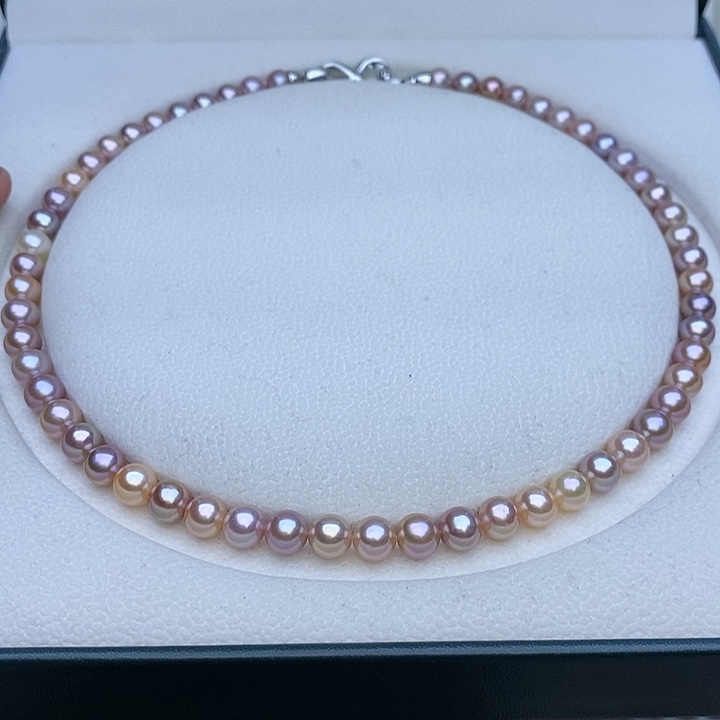 淡水珍珠颈饰未镶嵌王**吖7-7.5