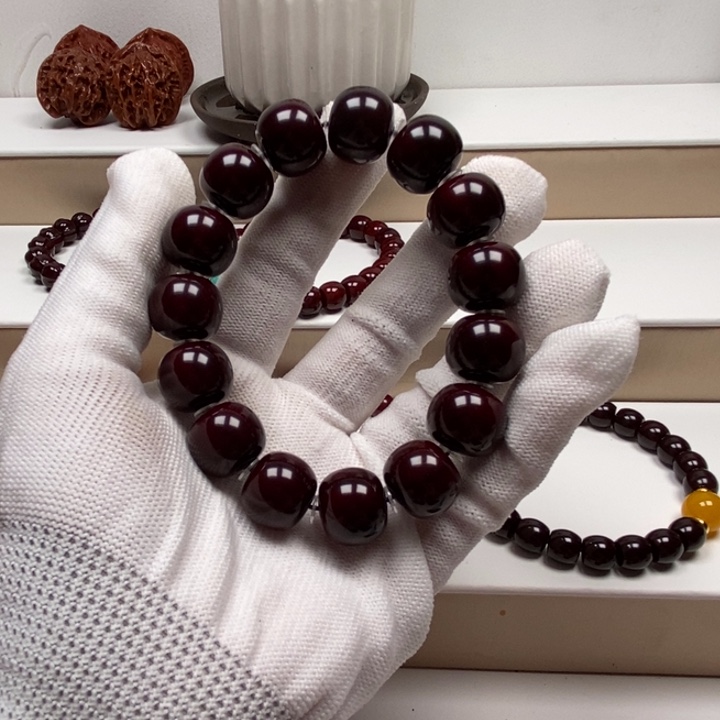 核桃手串/手链H**.猴头雕刻