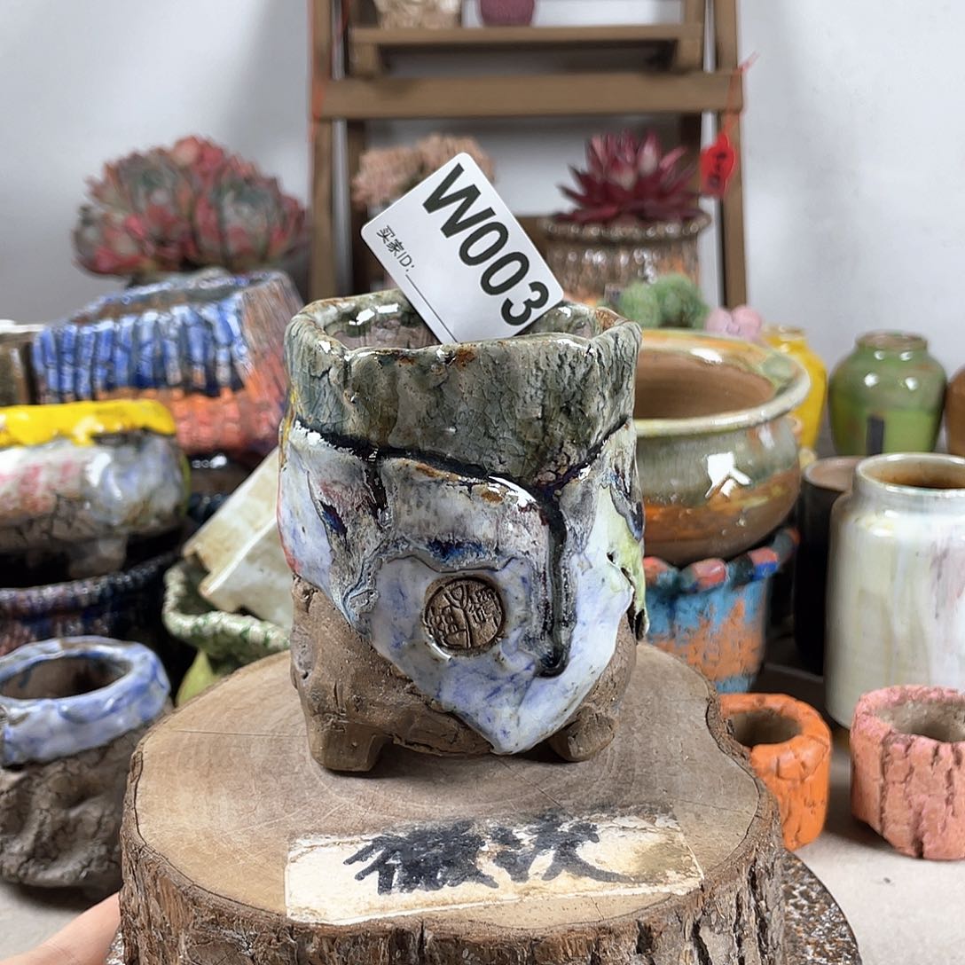 紫砂花盆开播福利 陶瓷花盆