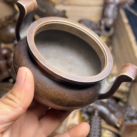 铜制工艺把玩摆件