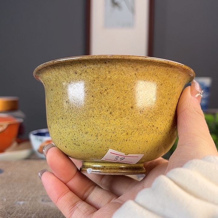 摆件景德镇陶瓷茶杯多