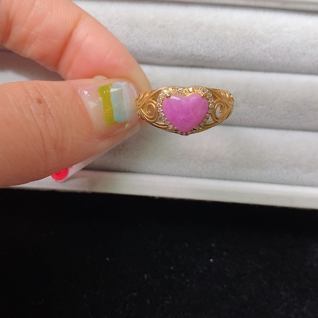 苏纪石（舒俱来）18K金镶嵌戒指