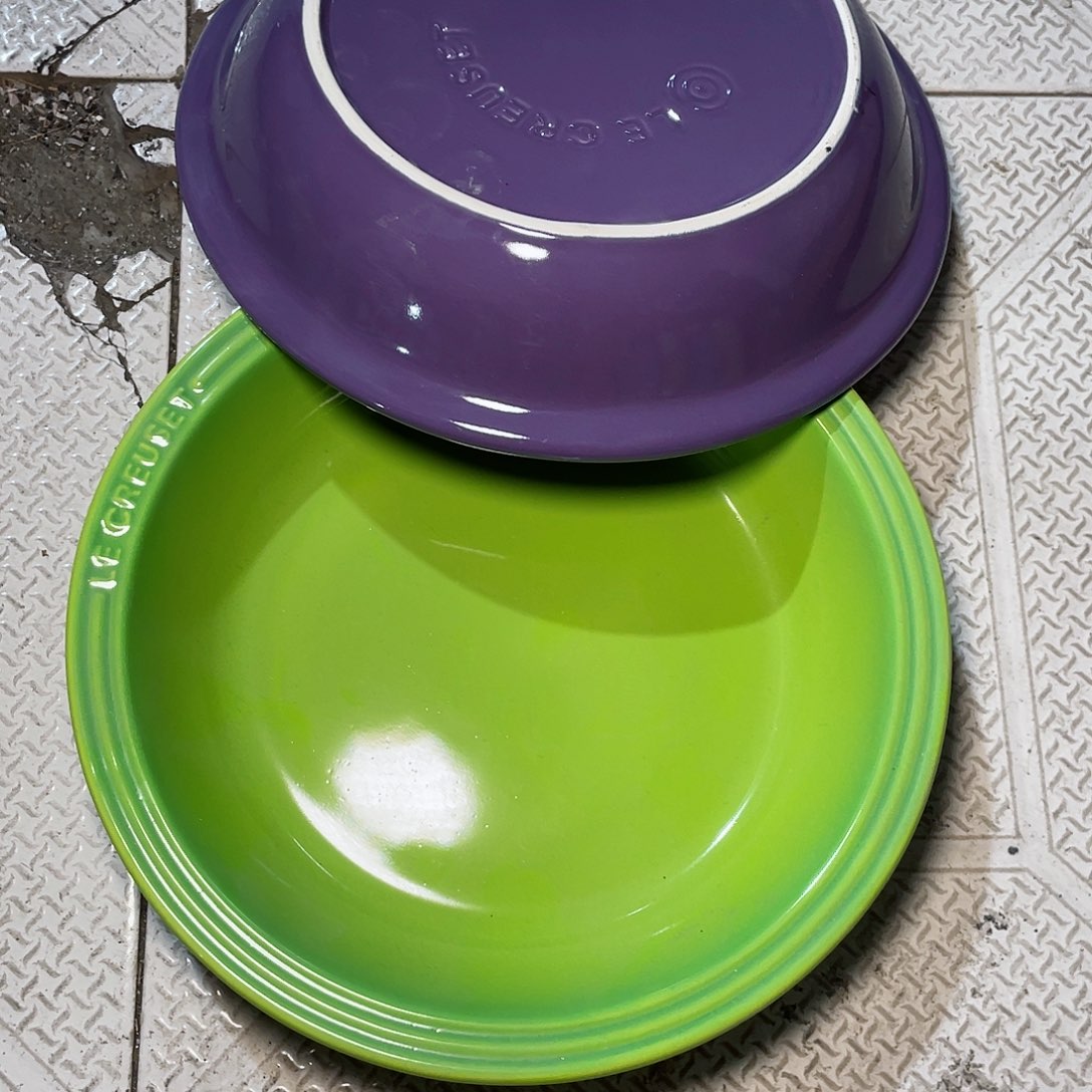 瓷娜*妖微瑕陶瓷餐具家用 两个21-1