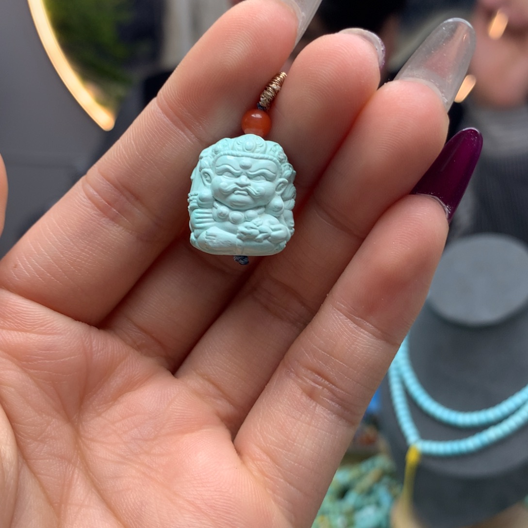 绿松石挂件未镶嵌