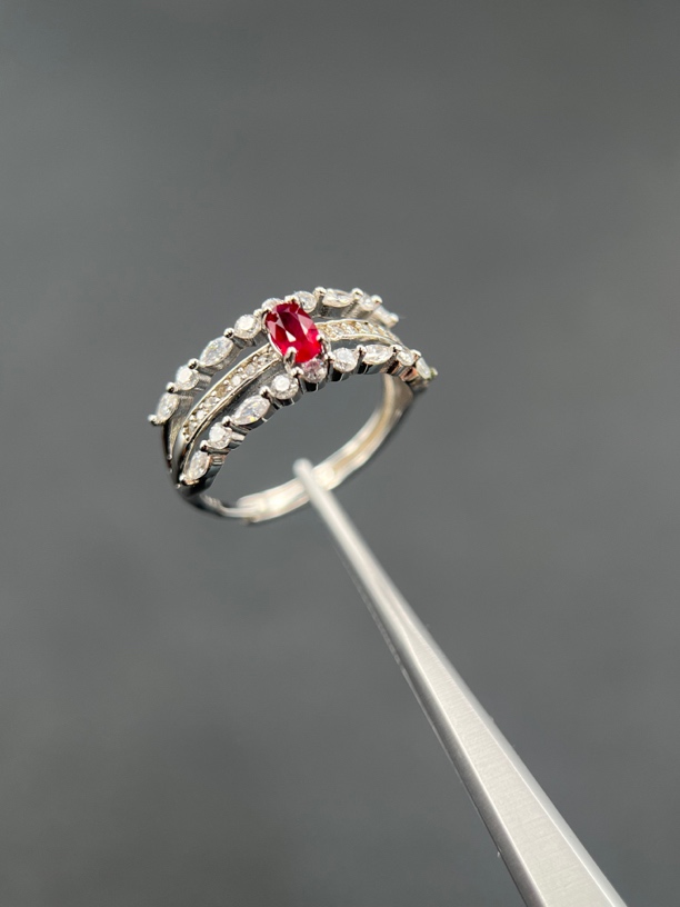 戒指｜红宝石·复古款