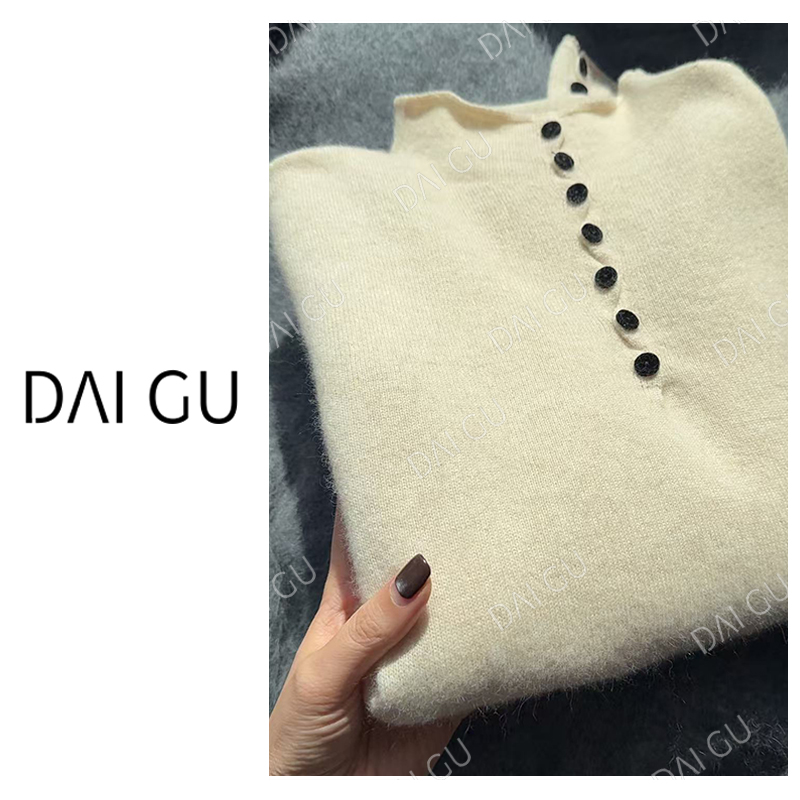 【糯糯】订单高货！米色温柔羊绒衫高级保暖毛衣B3720