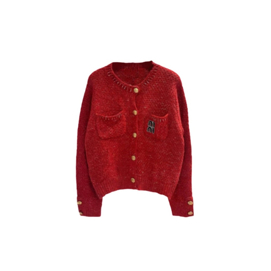 【绯金伊梦】秋冬新款法式小香风软糯针织上衣外套506号L