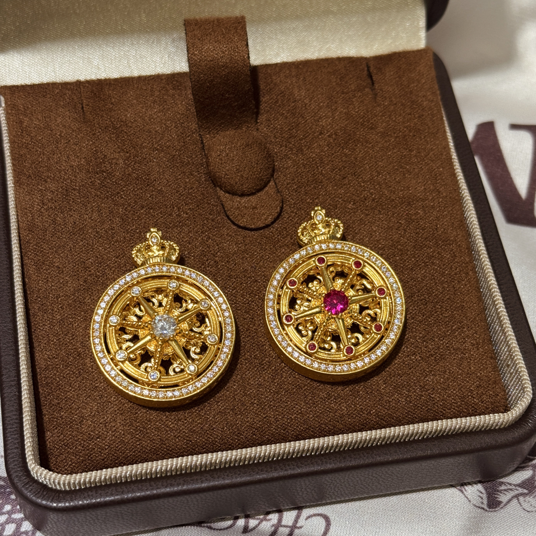 足金999足金幸运马车吊坠（可送编绳）送女生圣诞礼物