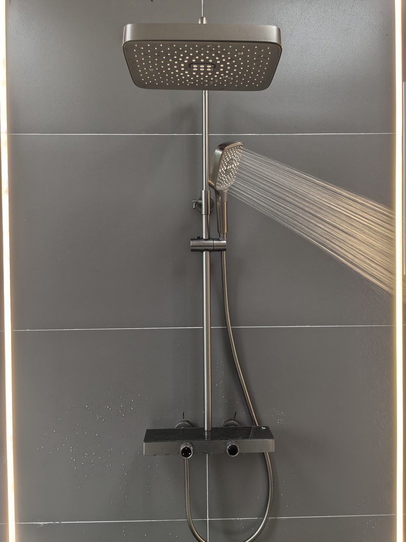 冷热通用精铜淋浴花洒套装恒温增压卫生间浴室家用淋浴花洒套装