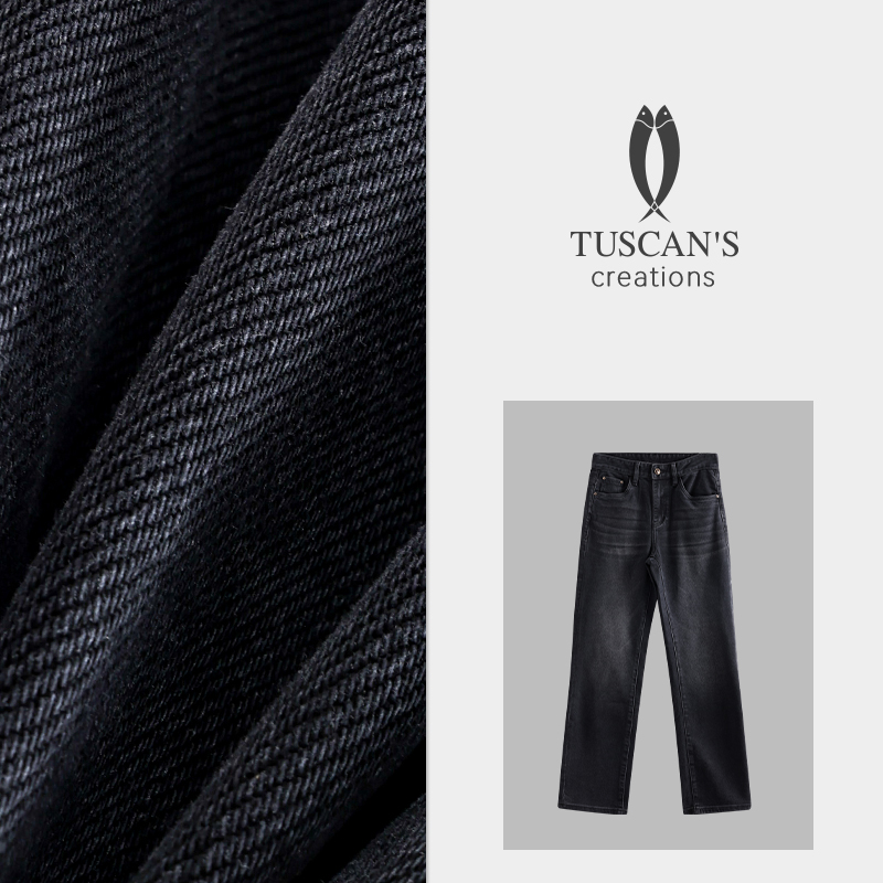 TUSCAN'S CREATIONS经典男士日常通勤百搭牛仔裤显瘦裤子时代双鱼