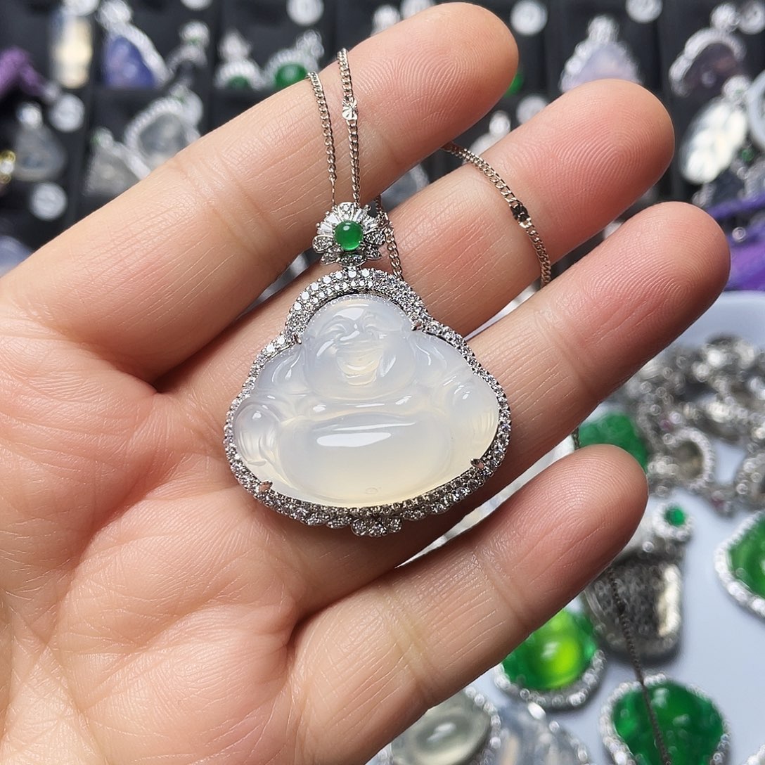 玛瑙/玉髓合金颈饰