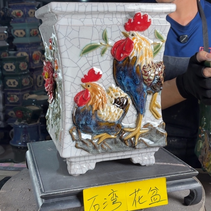 一风堂石湾花盆 内18*28