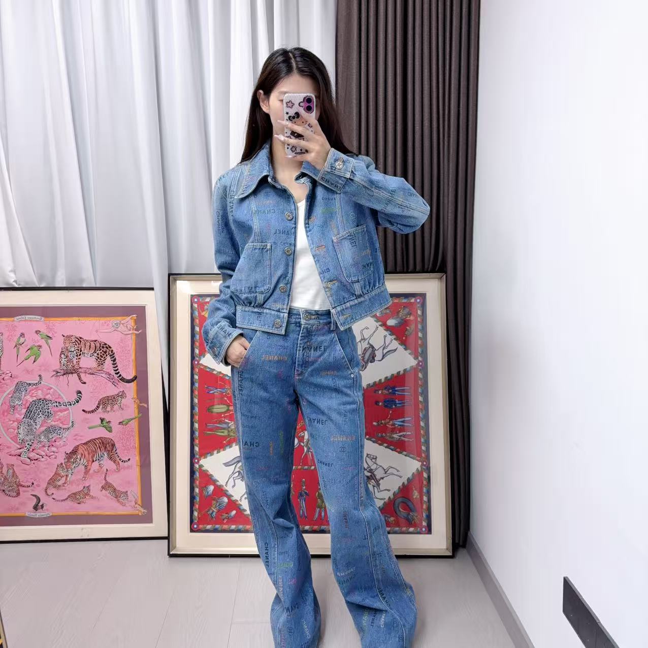 95新 Chanel/香奈儿 麦殿/外套蓝色38码/251106JCLSJ04