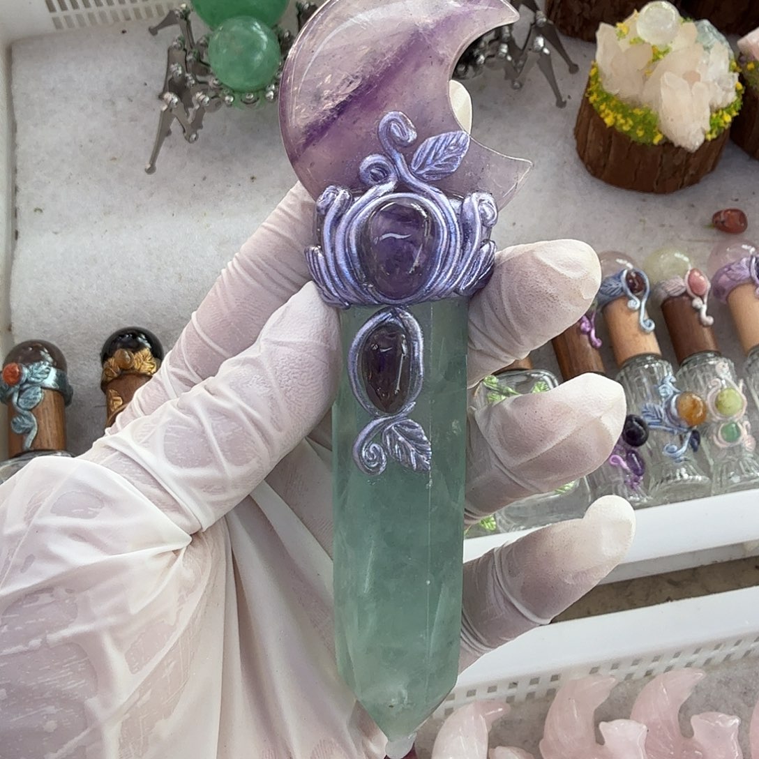 烟晶手链未镶嵌紫水晶