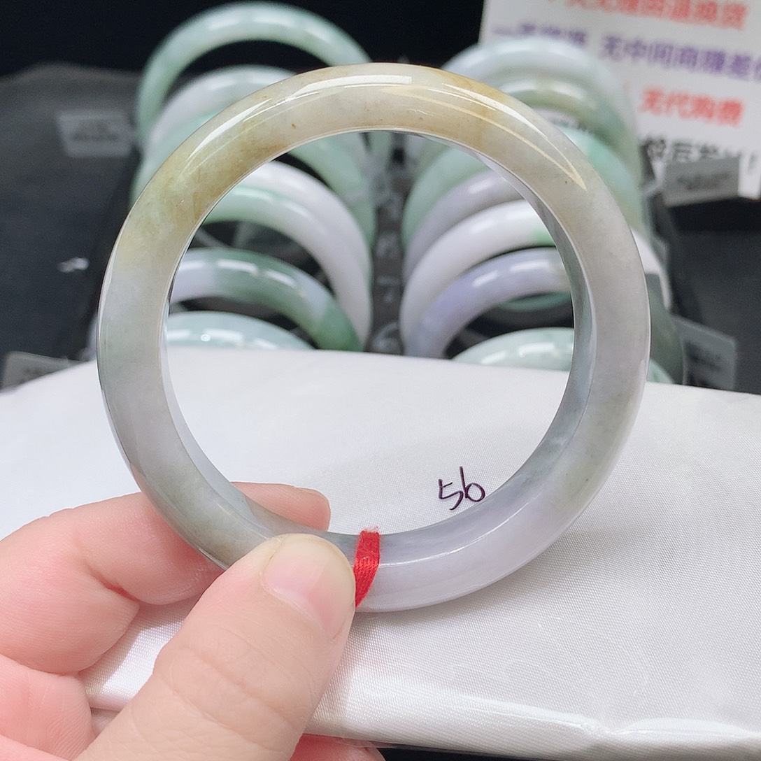 翡翠未镶嵌手镯528