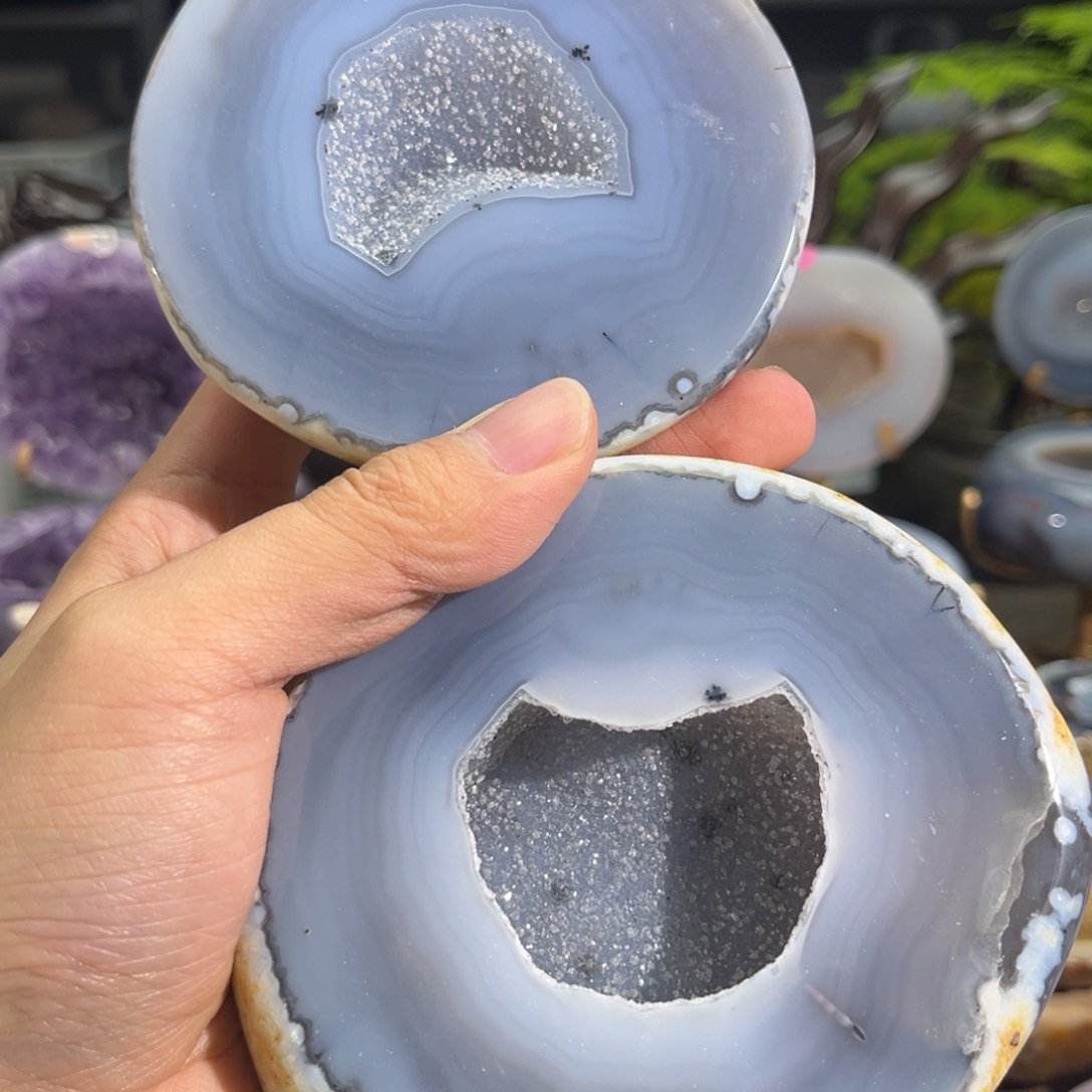 未镶嵌聚宝盆玛瑙/玉髓