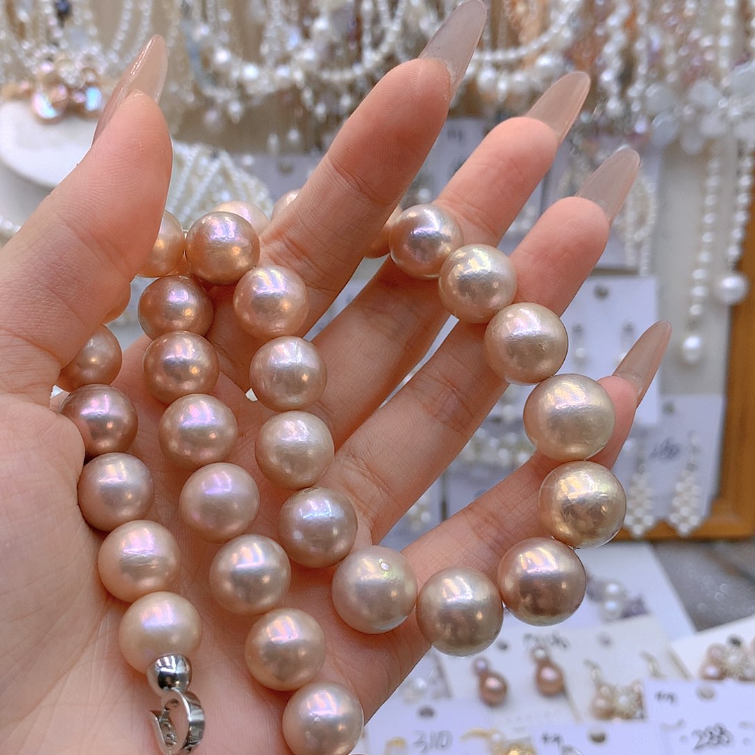 银S925镶嵌淡水珍珠发饰用****7